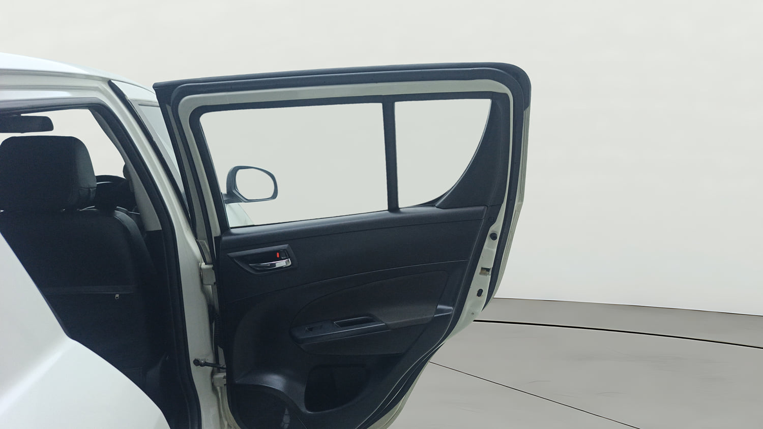 Used 2015 Maruti Suzuki Swift VDi Diesel Manual interior RIGHT REAR DOOR OPEN VIEW