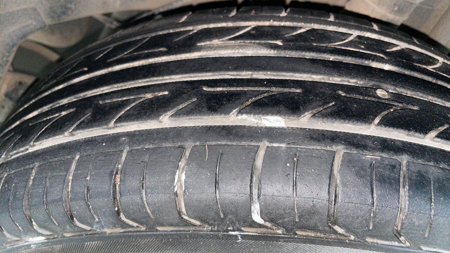 Used 2014 Nissan Micra Active XL Petrol Manual tyres LEFT REAR TYRE TREAD VIEW