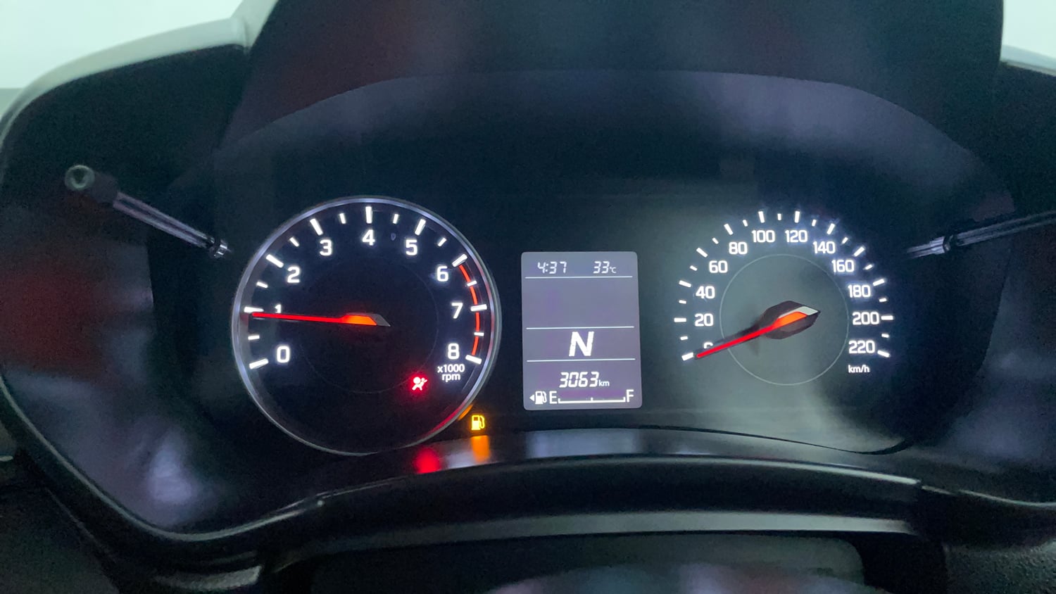 Used 2026 Maruti Suzuki Swift VXi (O) AMT Petrol Automatic interior CLUSTERMETER VIEW