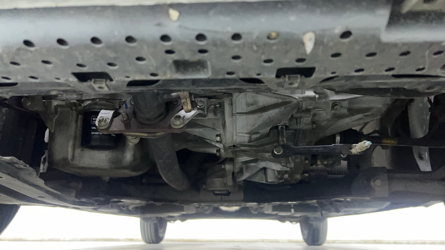 Used 2022 Maruti Suzuki Swift VXi Petrol Manual extra FRONT LEFT UNDERBODY VIEW
