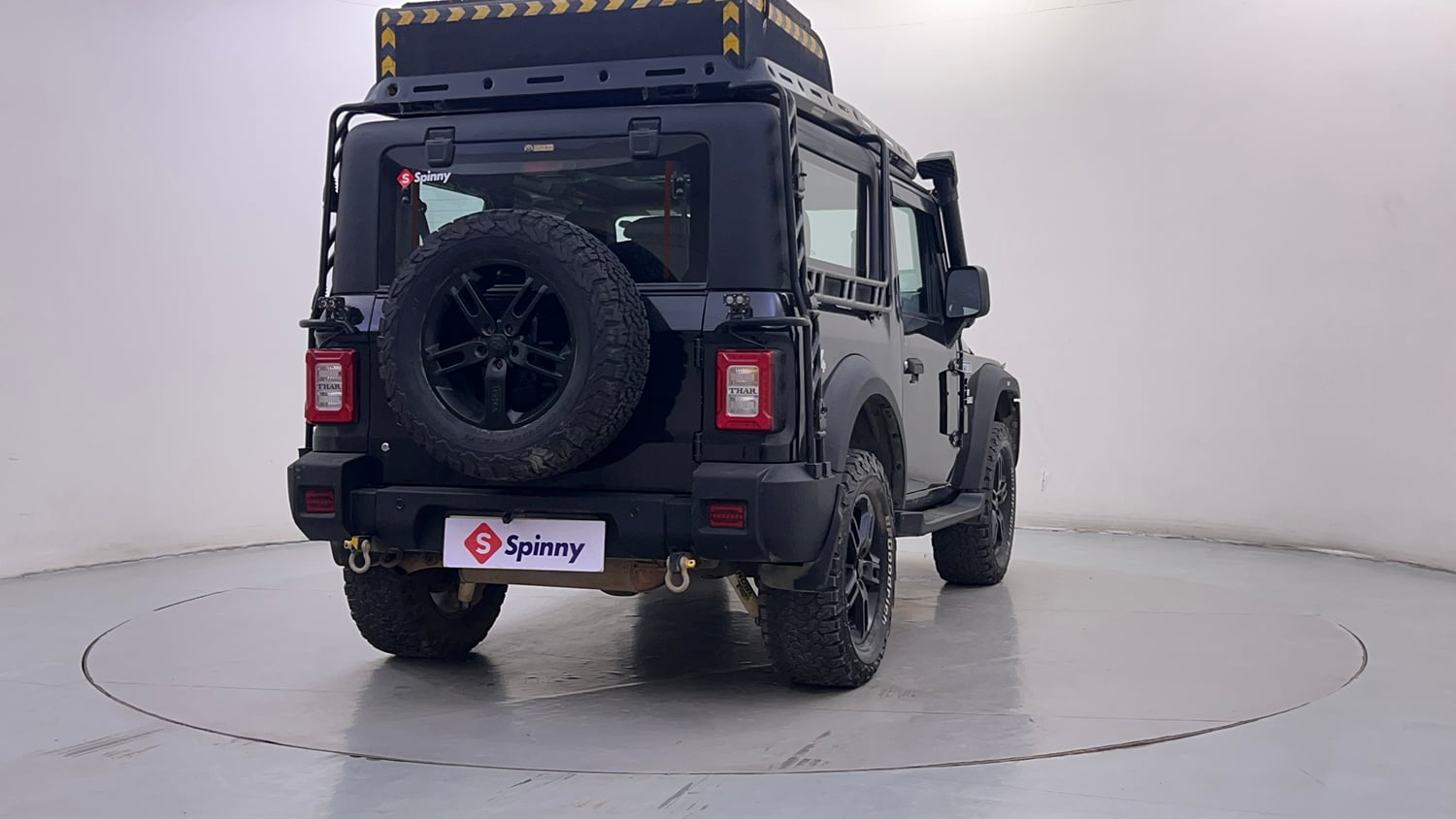 Used 2021 mahindra Thar LX Hard Top Petrol MT 4WD Petrol Manual exterior RIGHT REAR CORNER VIEW