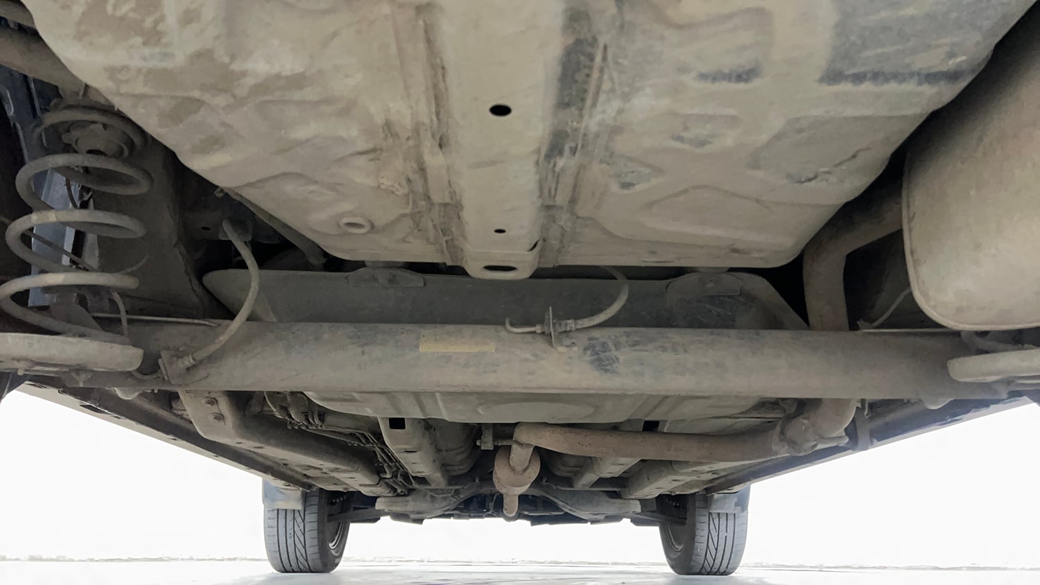 Used 2022 Tata Nexon Kaziranga XZA Plus (Premium) Petrol Automatic extra REAR UNDERBODY VIEW (TAKEN FROM REAR)