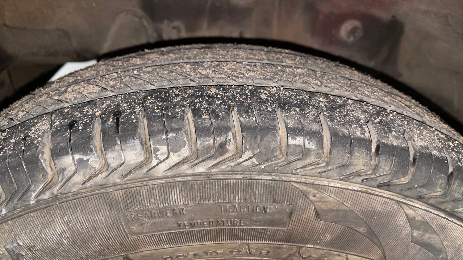 Used 2015 Hyundai Eon D-Lite + Petrol Manual tyres RIGHT REAR TYRE TREAD VIEW