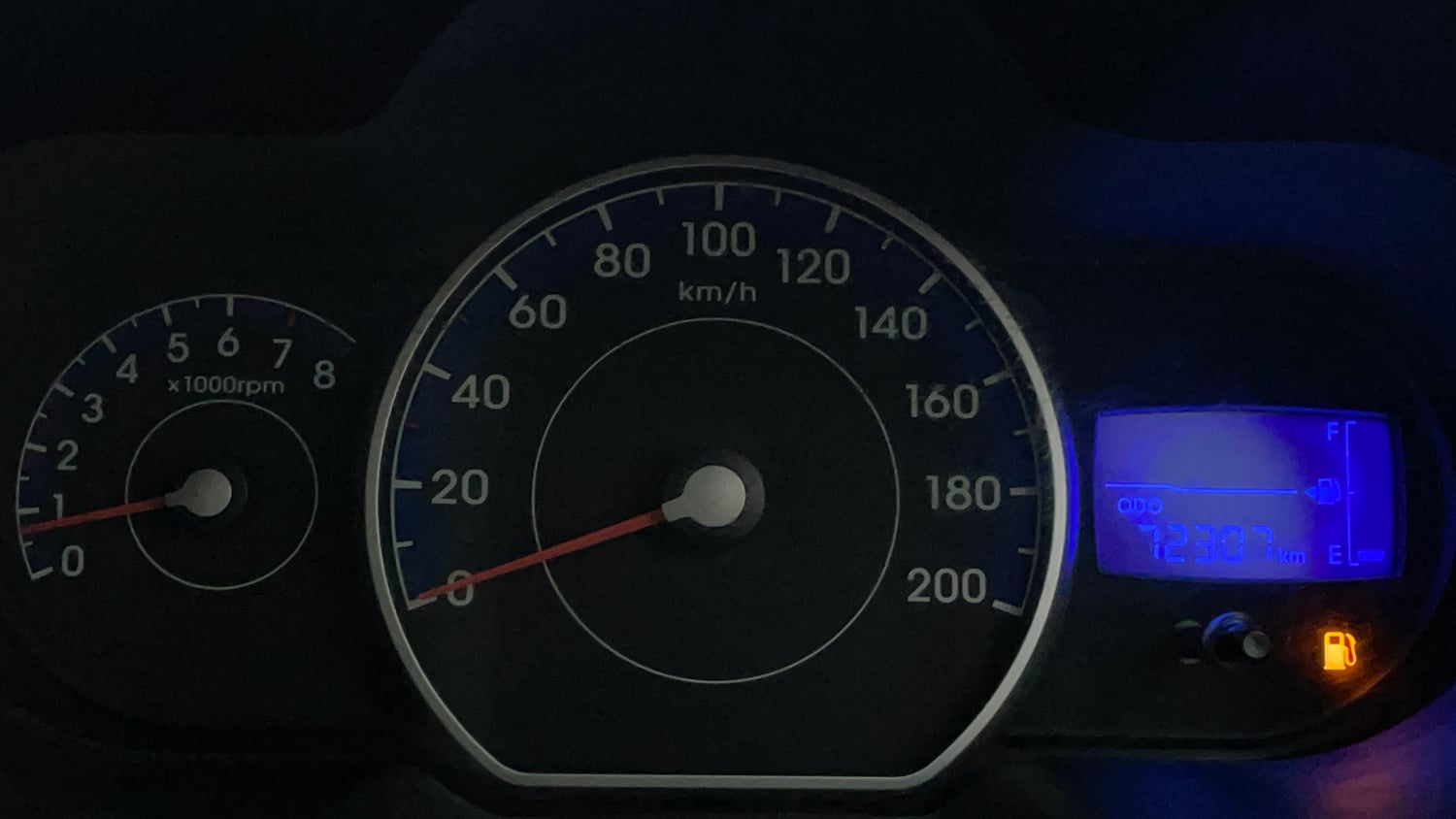 Used 2012 Hyundai i10 Magna 1.2 Kappa2 Petrol Manual interior CLUSTERMETER VIEW