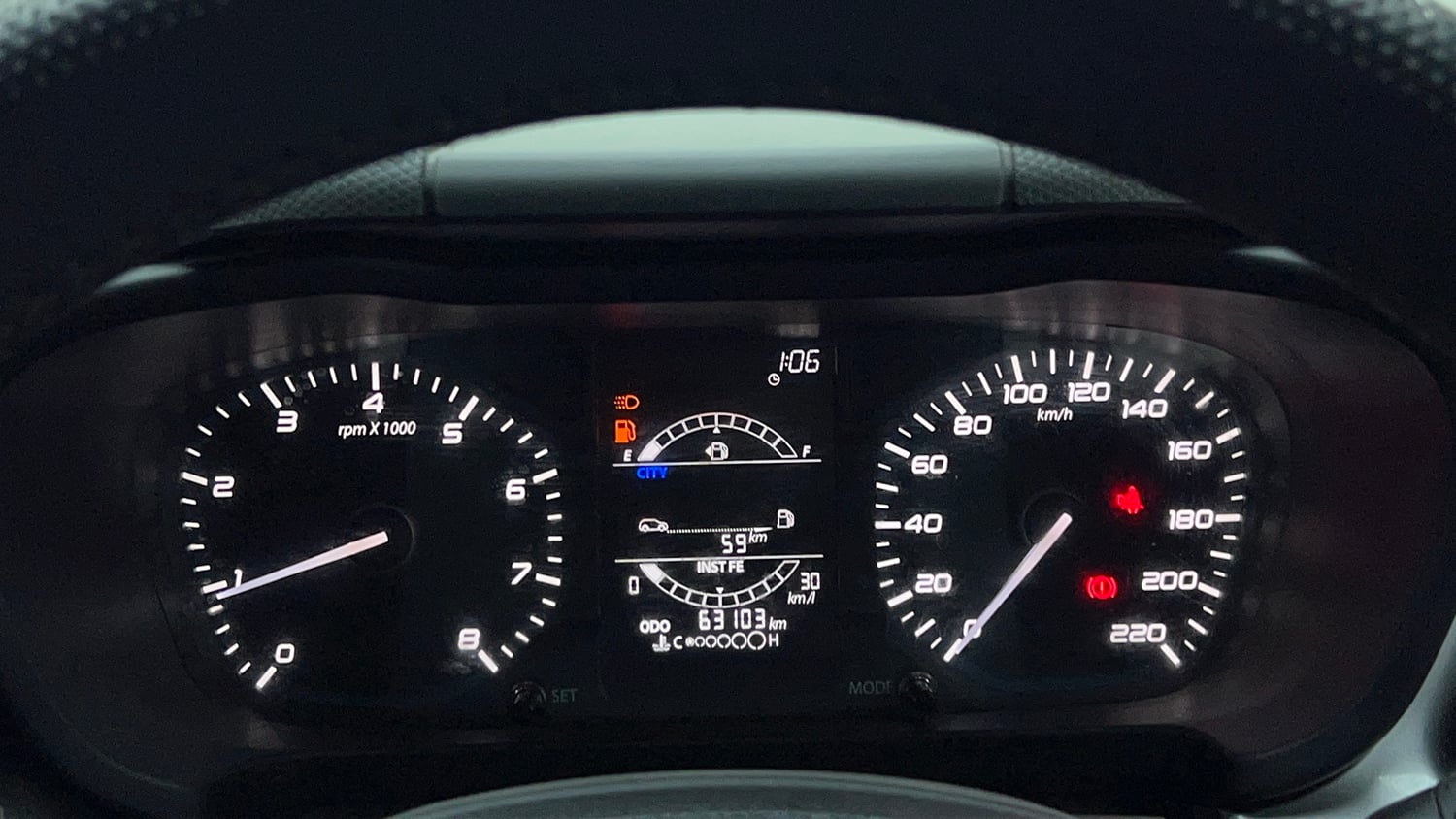 Used 2021 Tata Altroz XT Petrol Petrol Manual interior CLUSTERMETER VIEW