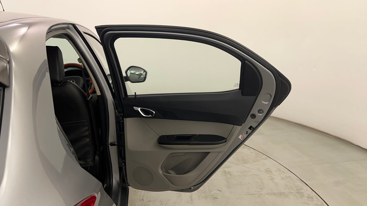 Used 2019 Tata Tiago Revotron XZ Plus Dual Tone Petrol Manual interior RIGHT REAR DOOR OPEN VIEW