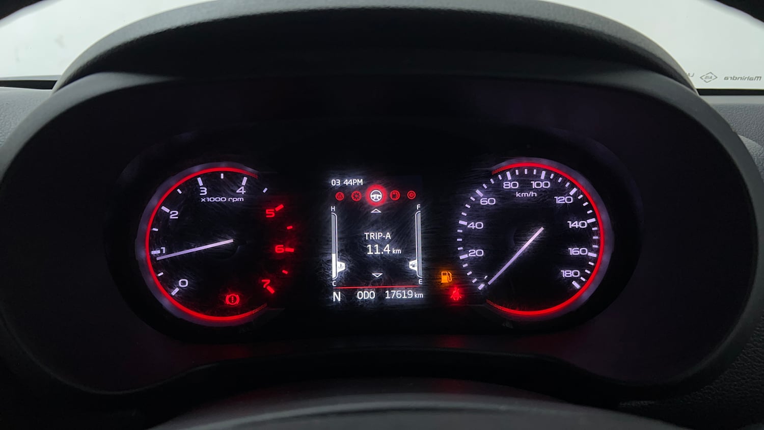 Used 2024 Mahindra Thar LX Hard Top Diesel MT RWD Diesel Manual interior CLUSTERMETER VIEW