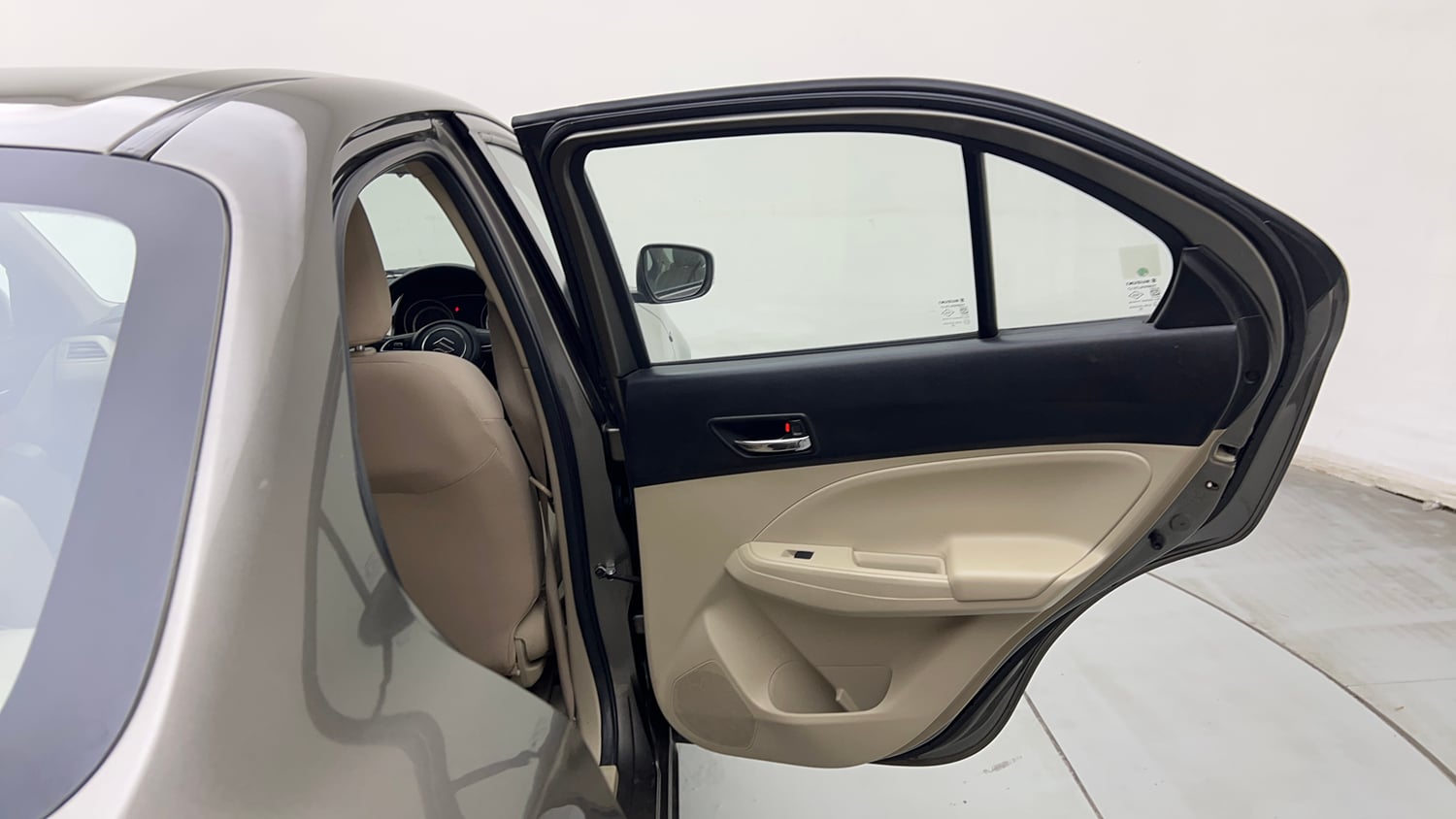 Used 2018 Maruti Suzuki Dzire VXi AMT Petrol Automatic interior RIGHT REAR DOOR OPEN VIEW