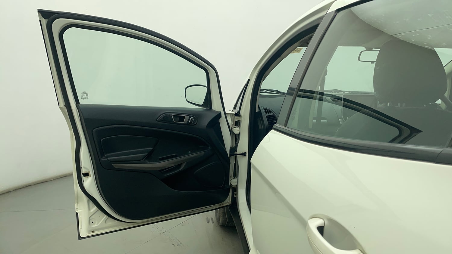 Used 2019 Ford EcoSport Titanium 1.5L TDCi Diesel Manual interior LEFT FRONT DOOR OPEN VIEW