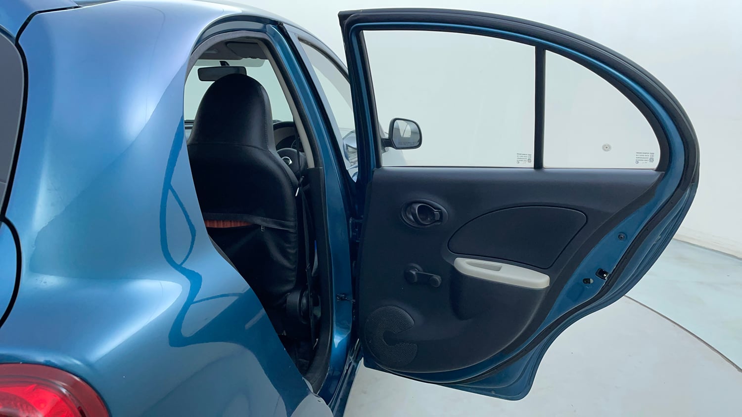 Used 2014 Nissan Micra Active XL Petrol Manual interior RIGHT REAR DOOR OPEN VIEW