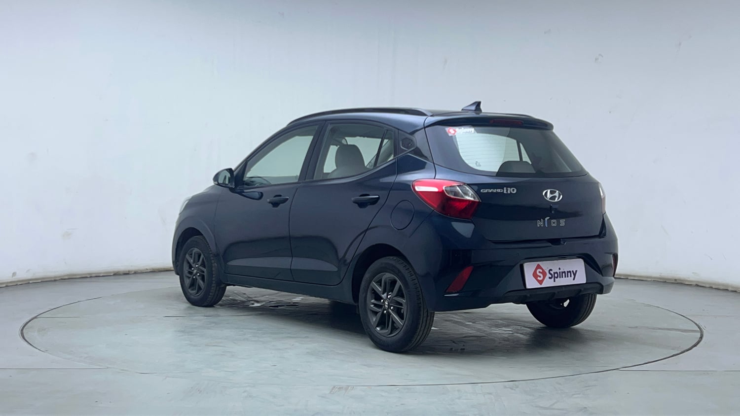 Used 2020 Hyundai Grand i10 Nios Sportz AMT 1.2 Kappa VTVT Petrol Automatic exterior LEFT REAR CORNER VIEW