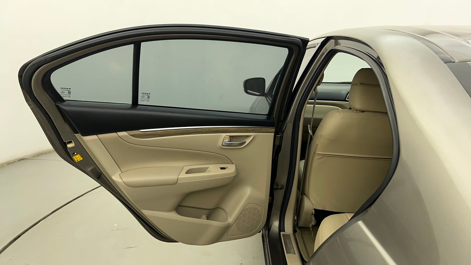 Used 2020 Maruti Suzuki Ciaz Alpha 1.5 AT Petrol Automatic interior LEFT REAR DOOR OPEN VIEW