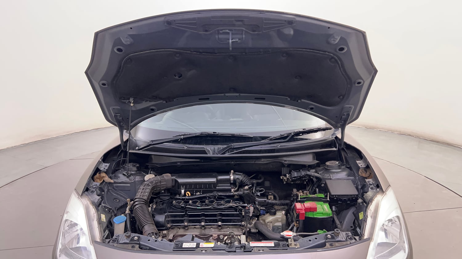 Used 2018 Maruti Suzuki Swift ZXi AMT Petrol Automatic engine ENGINE & BONNET OPEN FRONT VIEW