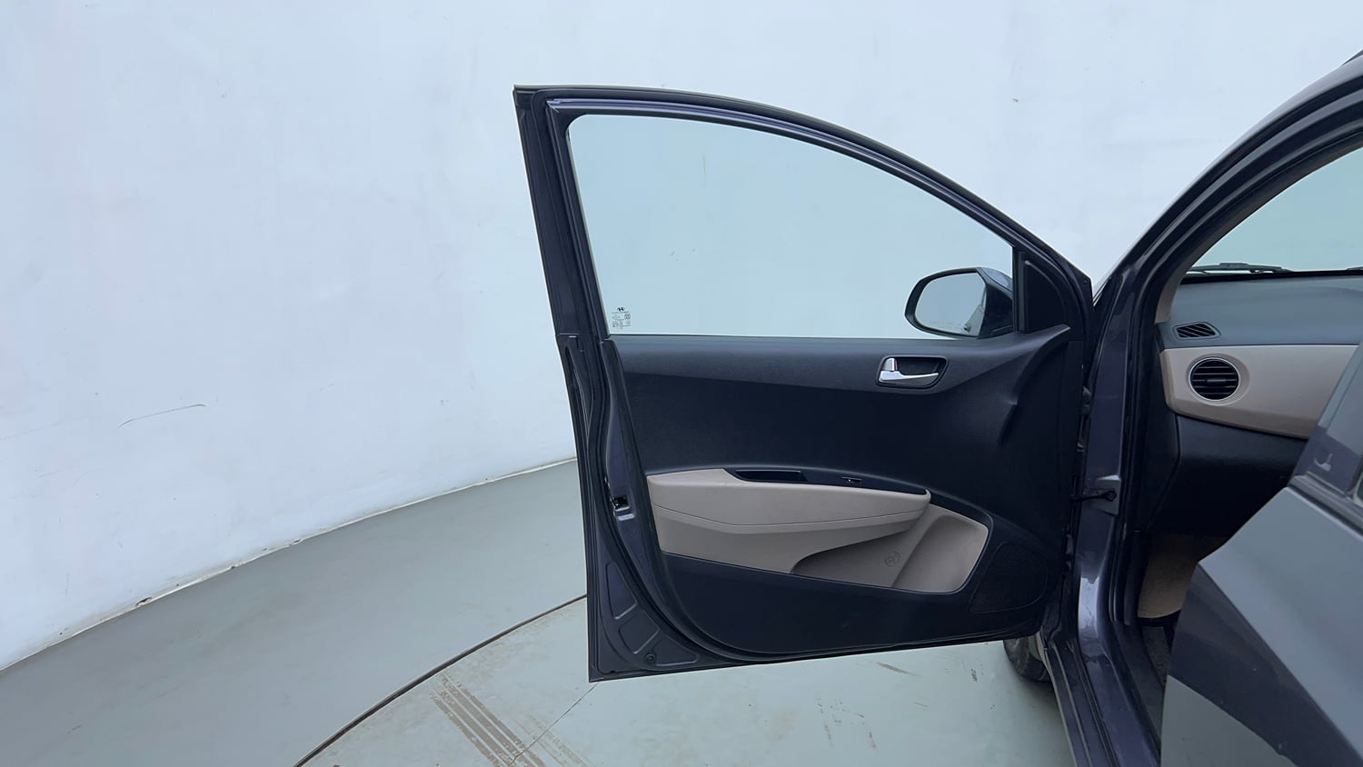 Used 2015 Hyundai Grand i10 Asta AT 1.2 Kappa VTVT Petrol Automatic interior LEFT FRONT DOOR OPEN VIEW