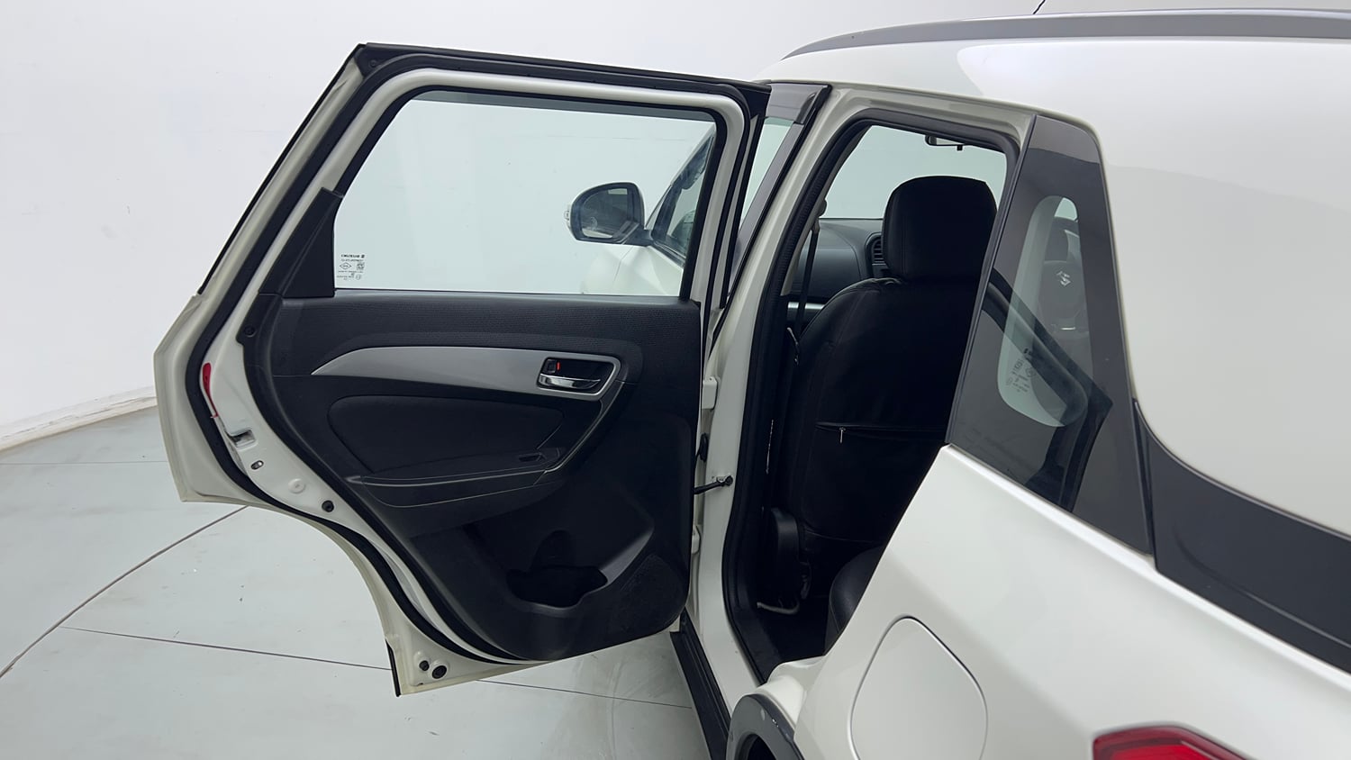 Used 2021 Maruti Suzuki Vitara Brezza ZXi AT SHVS Petrol Automatic interior LEFT REAR DOOR OPEN VIEW
