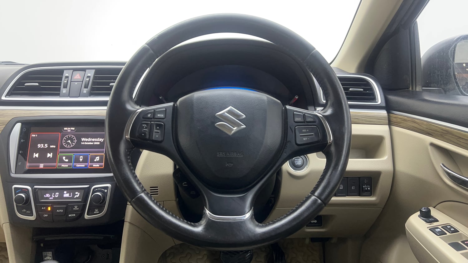 Used 2021 Maruti Suzuki Ciaz Alpha 1.5 AT Petrol Automatic interior STEERING VIEW