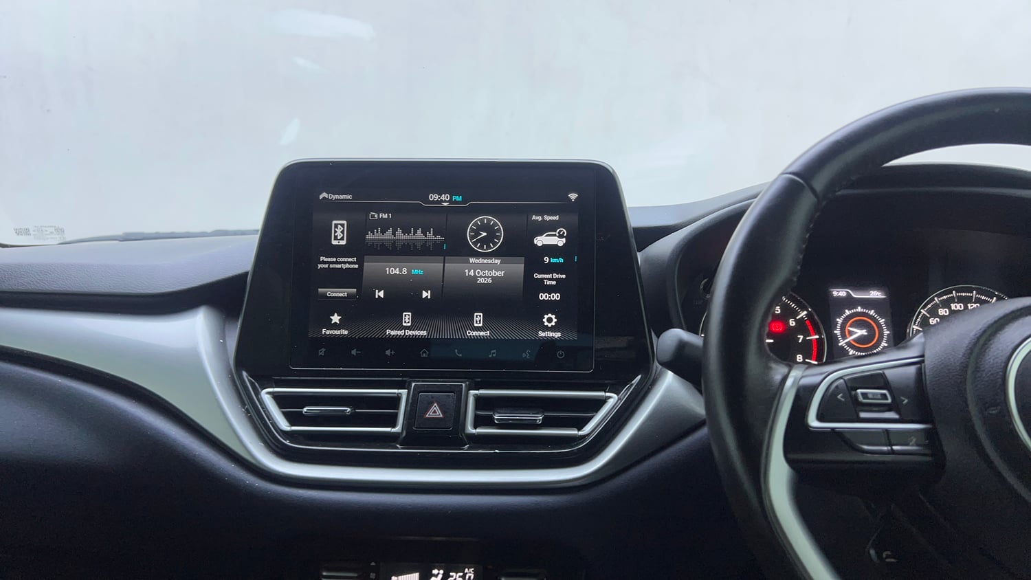 Used 2023 Maruti Suzuki Baleno Alpha AGS Petrol Automatic interior MUSIC SYSTEM & AC CONTROL VIEW