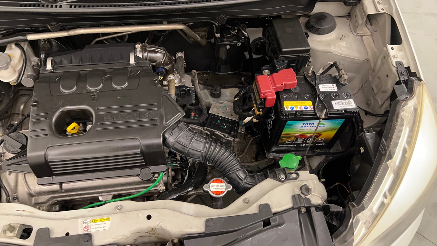 Used 2015 Maruti Suzuki Celerio VXi AMT Petrol Automatic engine ENGINE LEFT SIDE VIEW