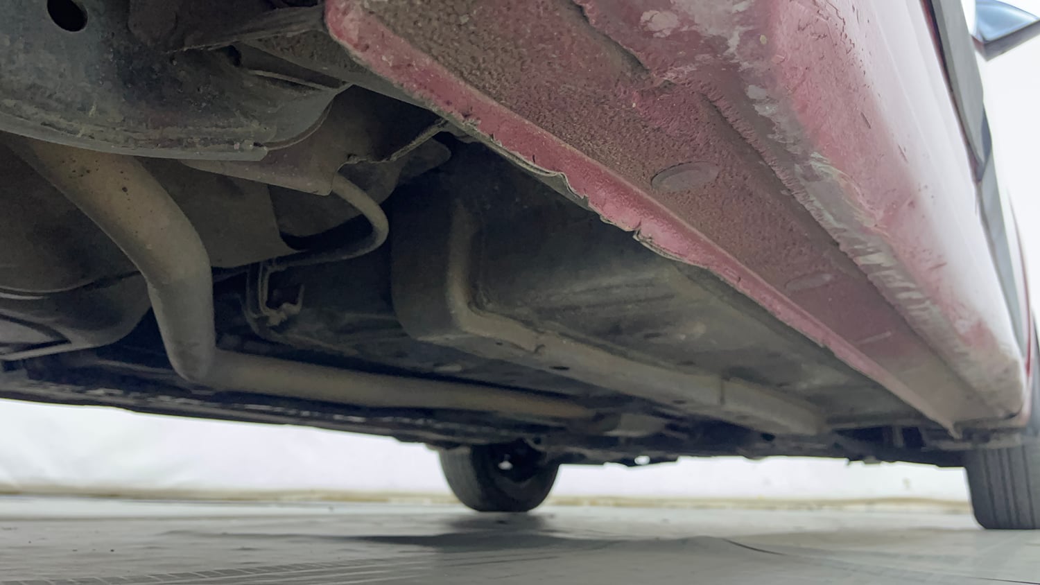 Used 2015 Hyundai Xcent S 1.1 CRDi Diesel Manual extra REAR RIGHT UNDERBODY VIEW