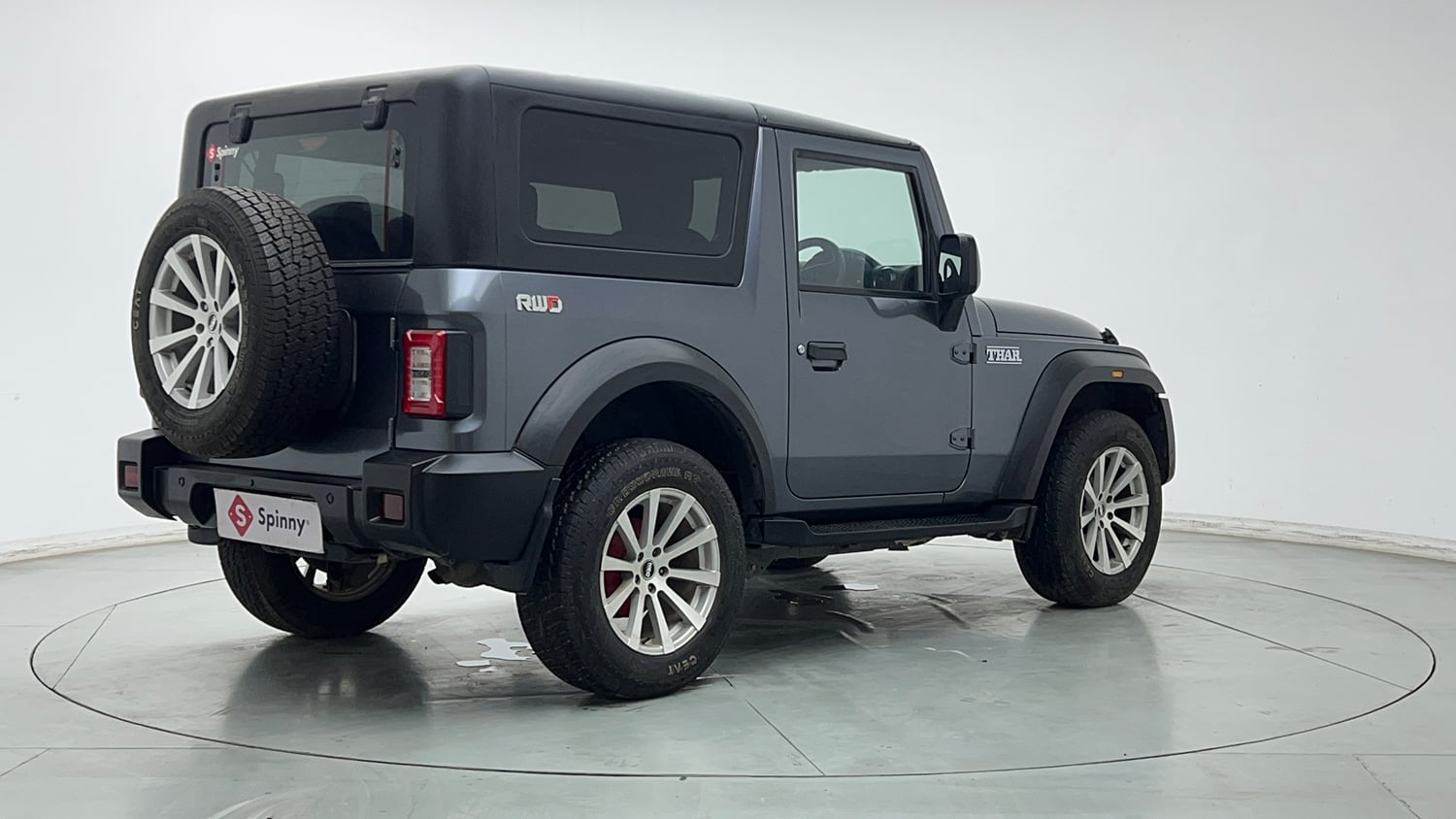 Used 2024 Mahindra Thar LX Hard Top Diesel MT RWD Diesel Manual exterior RIGHT REAR CORNER VIEW