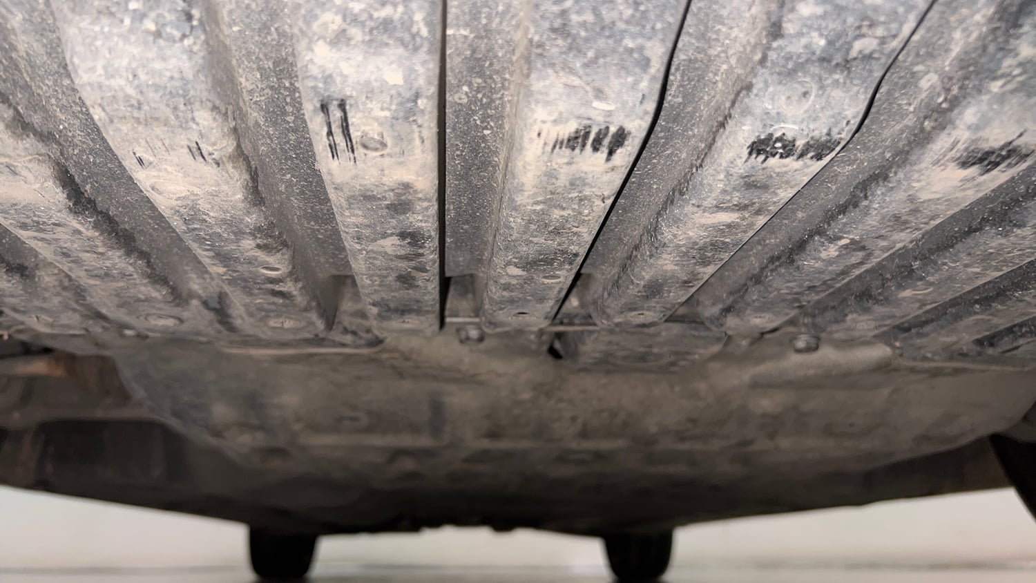 Used 2021 Mercedes-Benz C-Class C 300d AMG line Diesel Automatic extra FRONT LEFT UNDERBODY VIEW