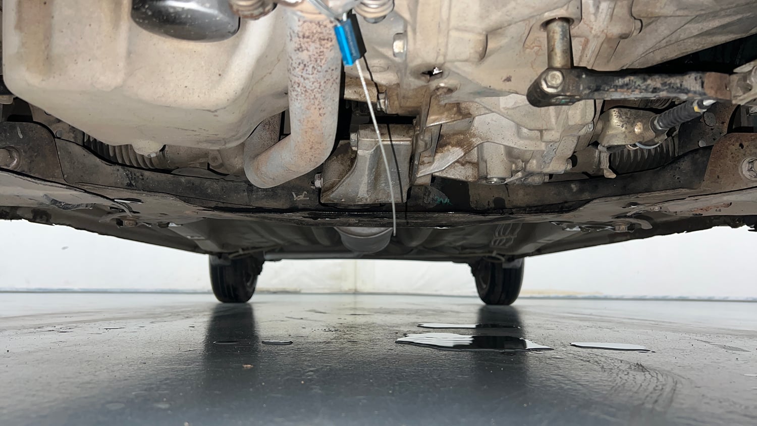 Used 2022 Maruti Suzuki Wagon R VXI 1.0 Petrol Manual extra FRONT LEFT UNDERBODY VIEW