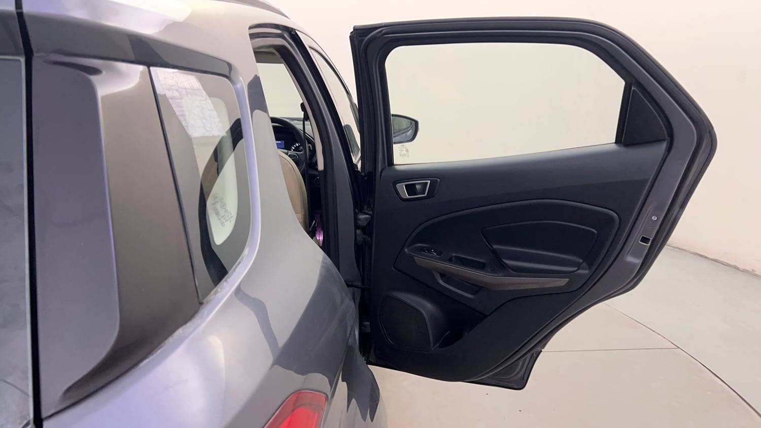 Used 2018 Ford EcoSport Trend + 1.5L Ti-VCT AT Petrol Automatic interior RIGHT REAR DOOR OPEN VIEW