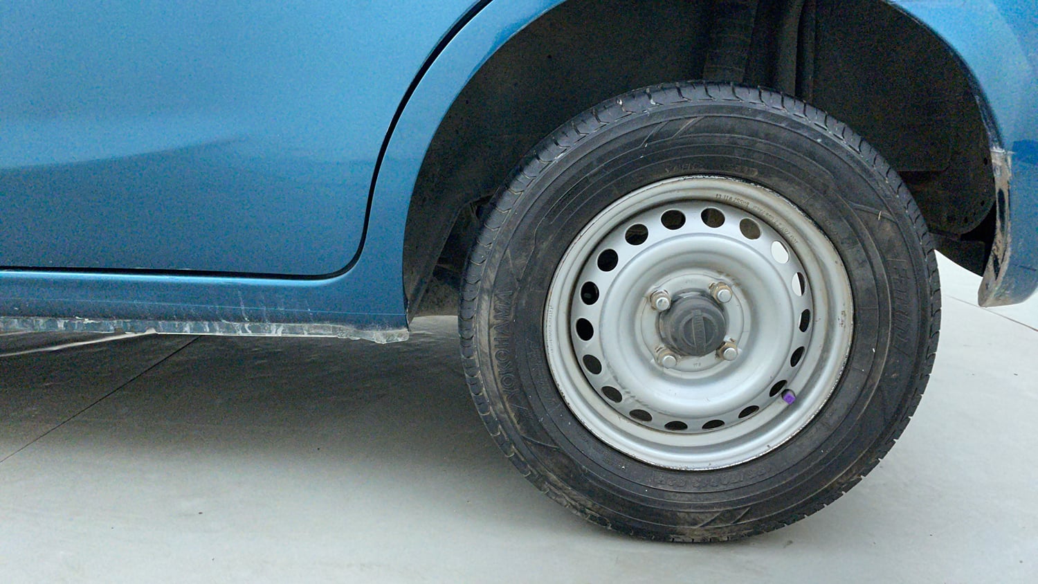 Used 2014 Nissan Micra Active XL Petrol Manual tyres LEFT REAR TYRE RIM VIEW