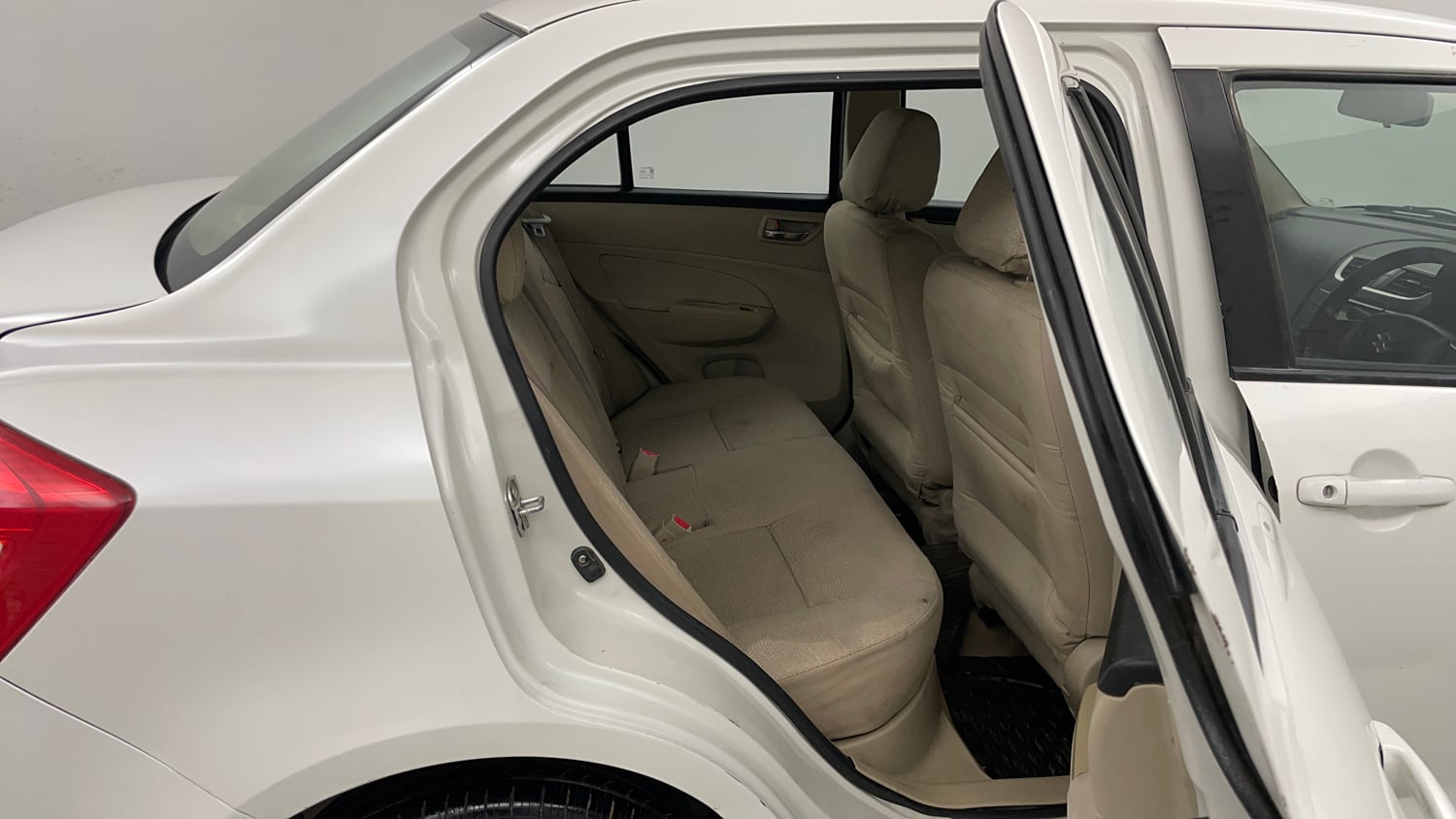 Used 2013 Maruti Suzuki Swift Dzire VXI Petrol Manual interior RIGHT SIDE REAR DOOR CABIN VIEW