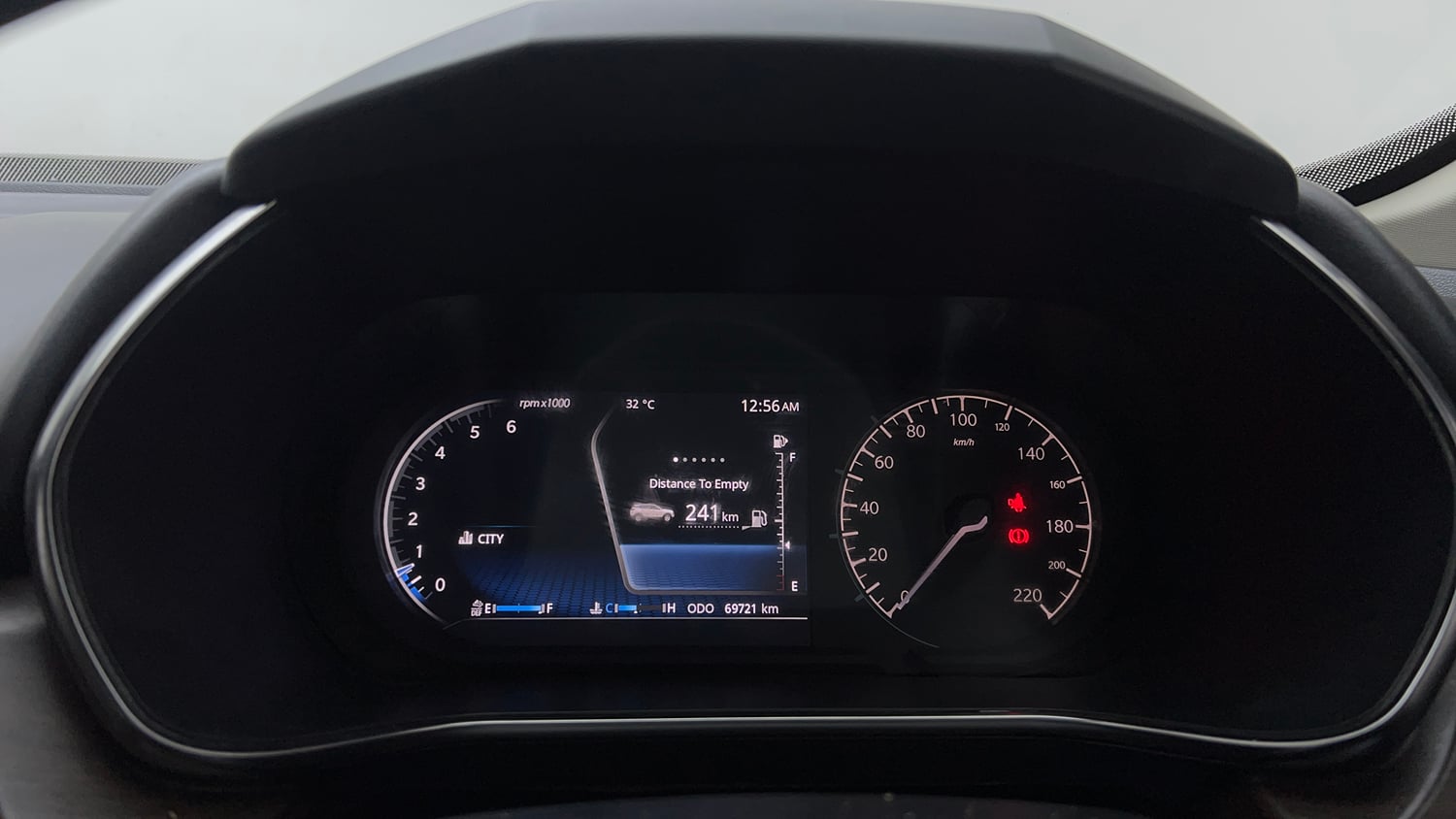 Used 2021 Tata Harrier XZ Diesel Manual interior CLUSTERMETER VIEW
