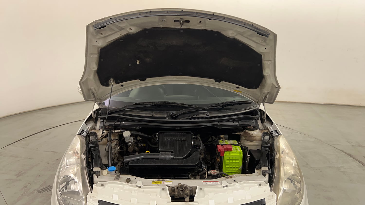 Used 2017 Maruti Suzuki Swift VXi Petrol Manual engine ENGINE & BONNET OPEN FRONT VIEW