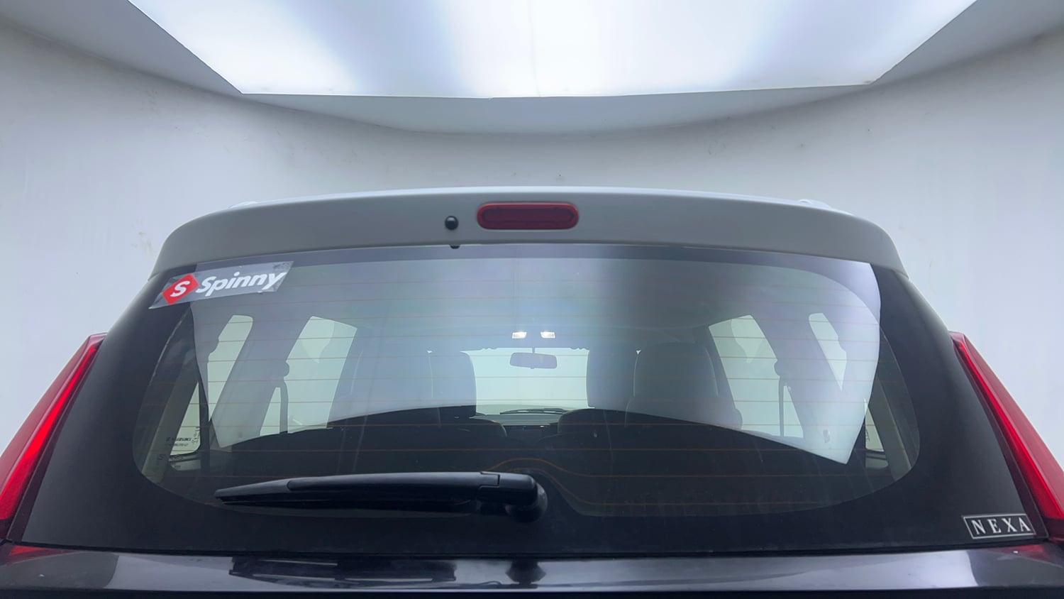 Used 2021 Maruti Suzuki XL6 Alpha AT Petrol Petrol Automatic exterior BACK WINDSHIELD VIEW