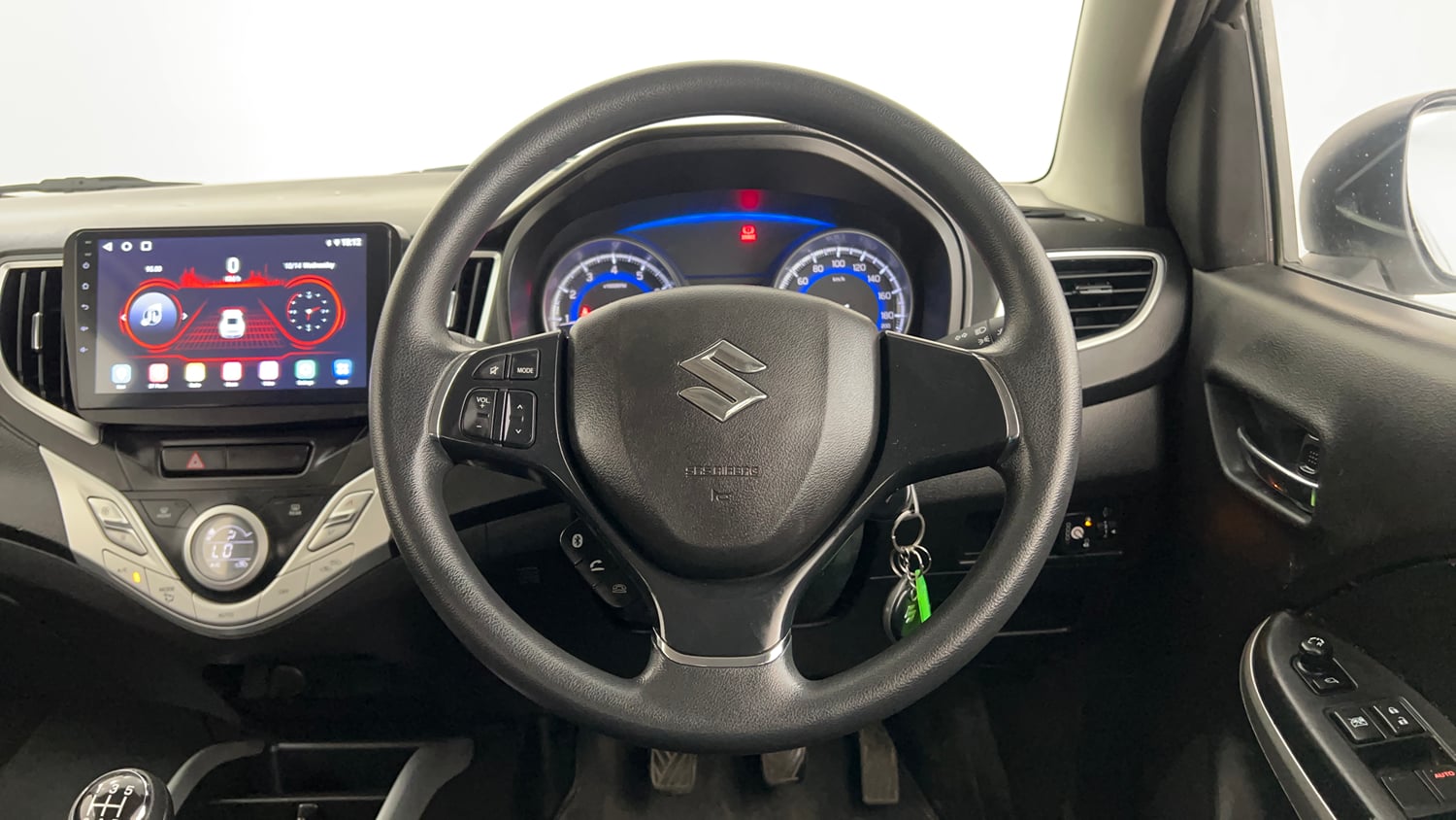 Used 2016 Maruti Suzuki Baleno Delta Petrol+CNG (Outside Fitted) Cng Manual interior STEERING VIEW