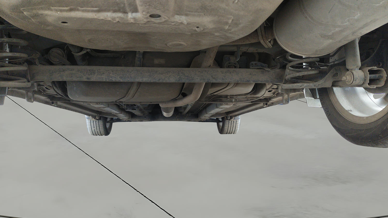 Used 2021 Maruti Suzuki Ciaz Alpha 1.5 Petrol Manual extra REAR UNDERBODY VIEW (TAKEN FROM REAR)