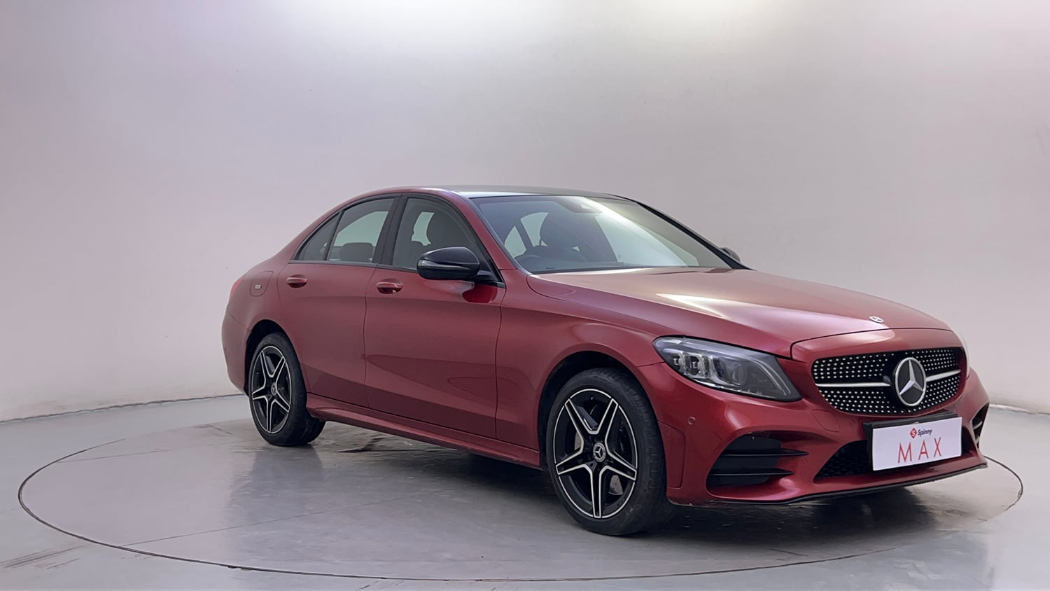 Used 2021 Mercedes-Benz C-Class C 300d AMG line Diesel Automatic exterior RIGHT FRONT CORNER VIEW