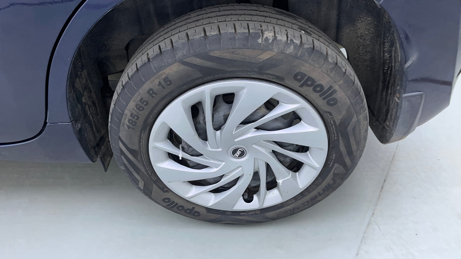 Used 2022 Maruti Suzuki Baleno Delta MT Petrol Manual tyres LEFT REAR TYRE RIM VIEW