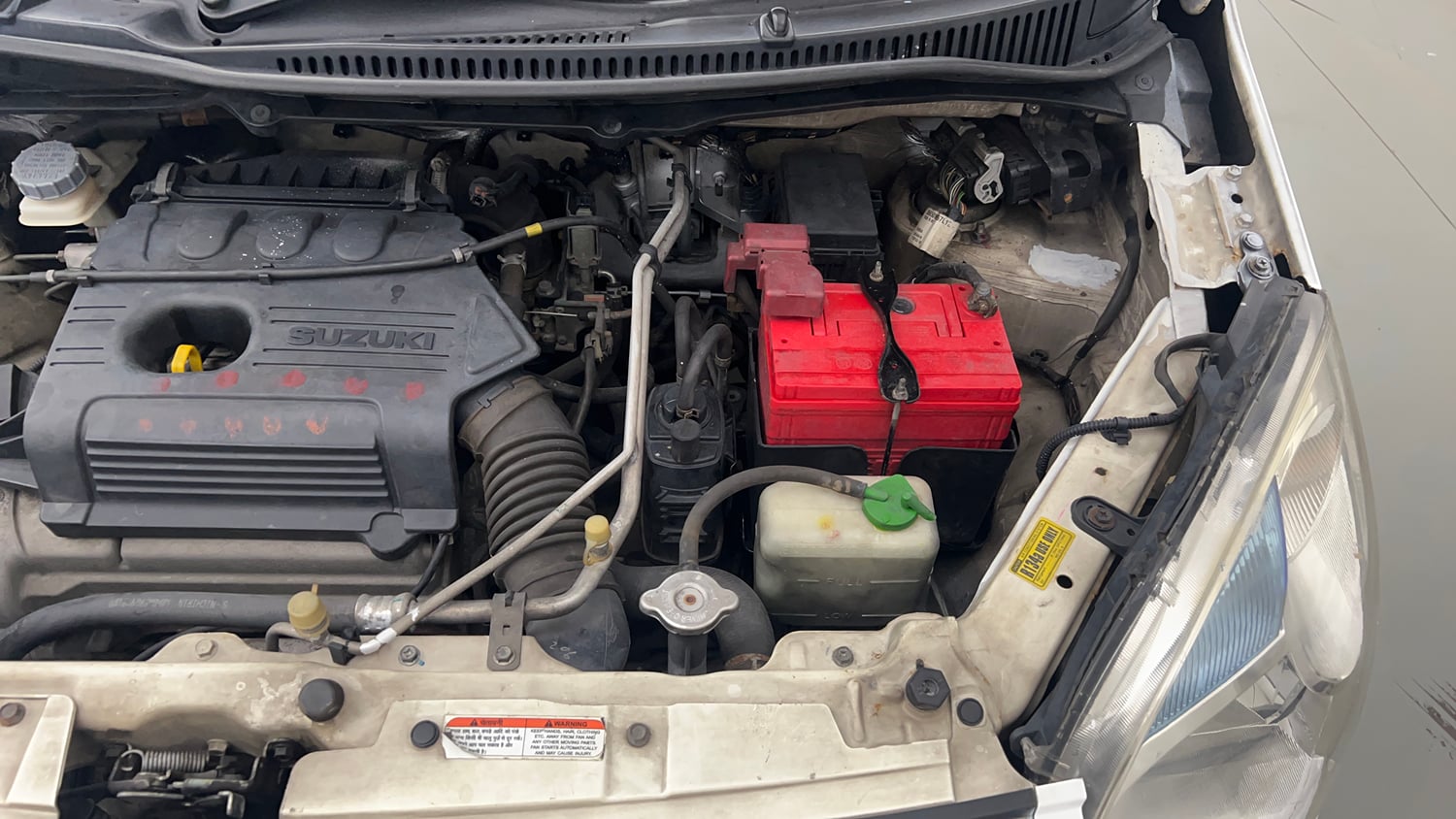Used 2014 Maruti Suzuki Wagon R VXI Petrol Manual engine ENGINE LEFT SIDE VIEW