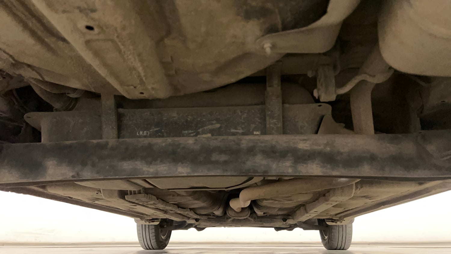 Used 2016 Hyundai Grand i10 Asta 1.2 Kappa VTVT (O) Petrol Manual extra REAR UNDERBODY VIEW (TAKEN FROM REAR)