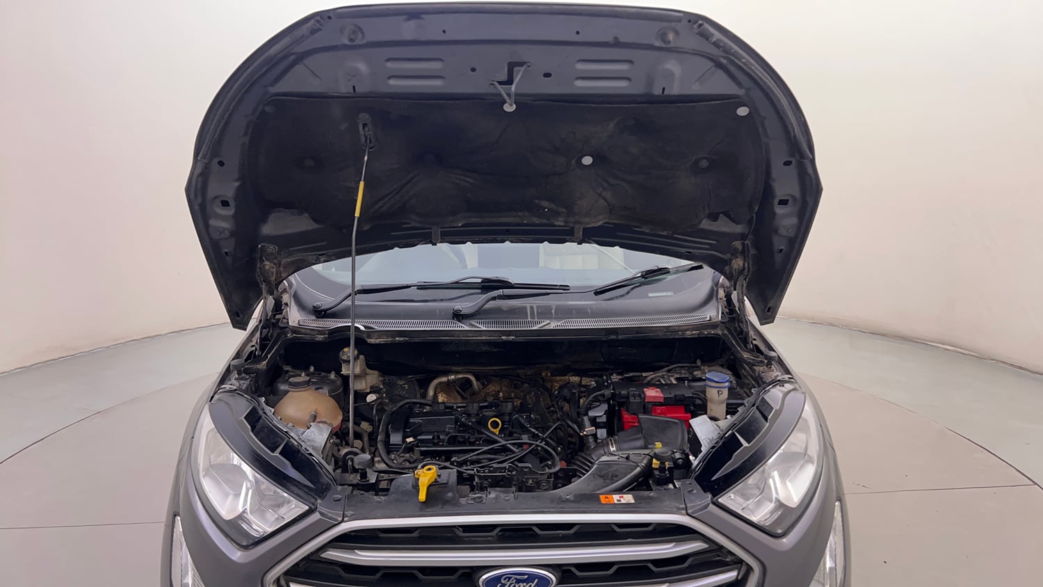Used 2018 Ford EcoSport Trend + 1.5L Ti-VCT AT Petrol Automatic engine ENGINE & BONNET OPEN FRONT VIEW
