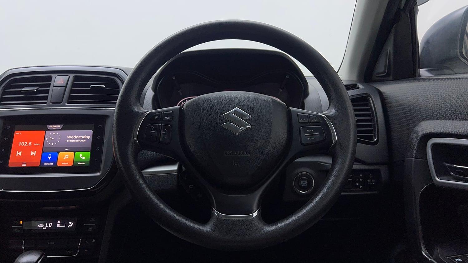 Used 2021 Maruti Suzuki Vitara Brezza ZXi AT SHVS Petrol Automatic interior STEERING VIEW