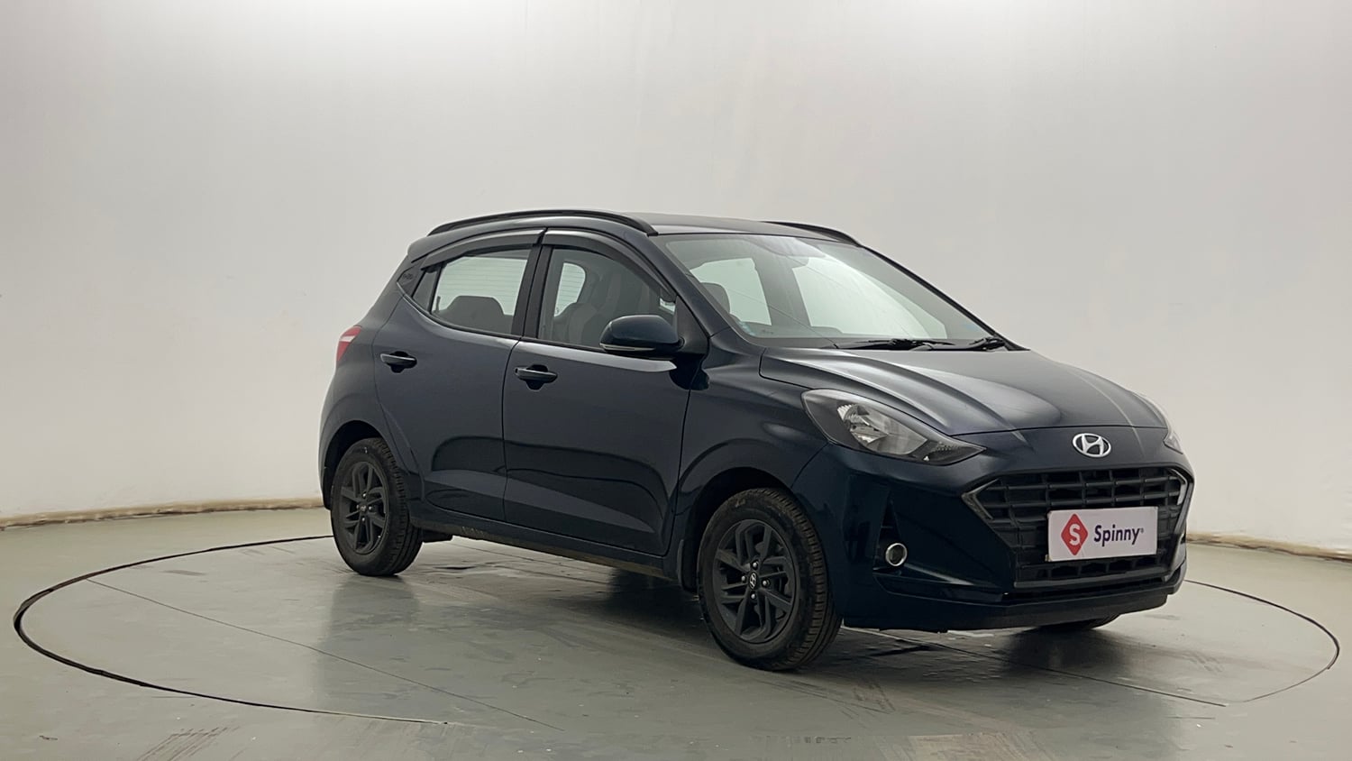 Used 2022 Hyundai Grand i10 Nios Sportz 1.2 Kappa VTVT Petrol Manual exterior RIGHT FRONT CORNER VIEW