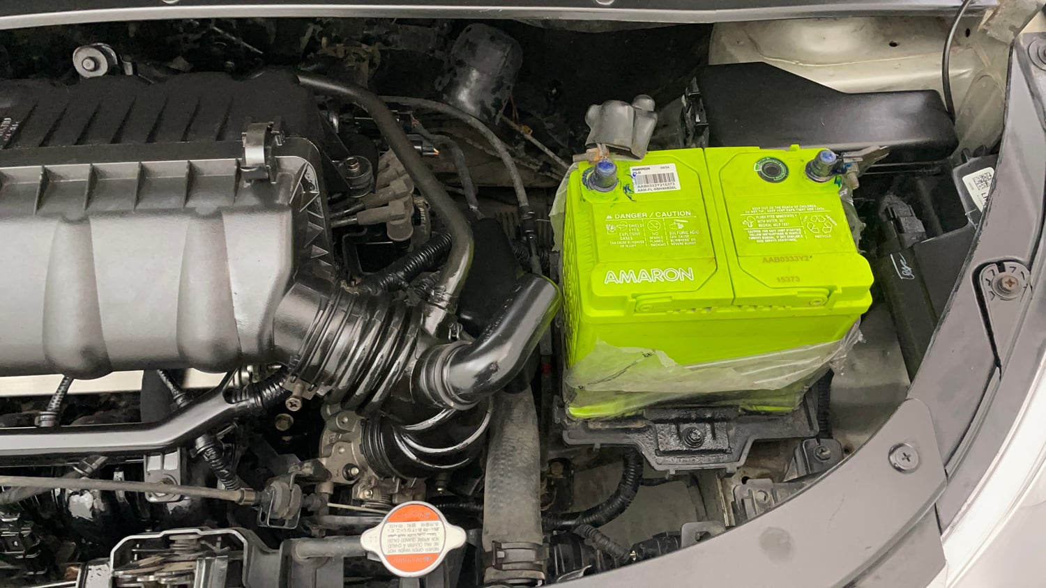 Used 2012 Hyundai i10 Magna 1.2 Kappa2 Petrol Manual engine ENGINE LEFT SIDE VIEW