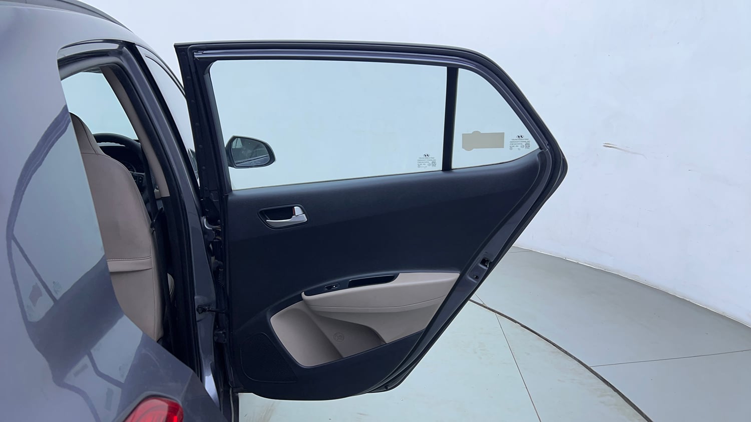 Used 2015 Hyundai Grand i10 Asta AT 1.2 Kappa VTVT Petrol Automatic interior RIGHT REAR DOOR OPEN VIEW
