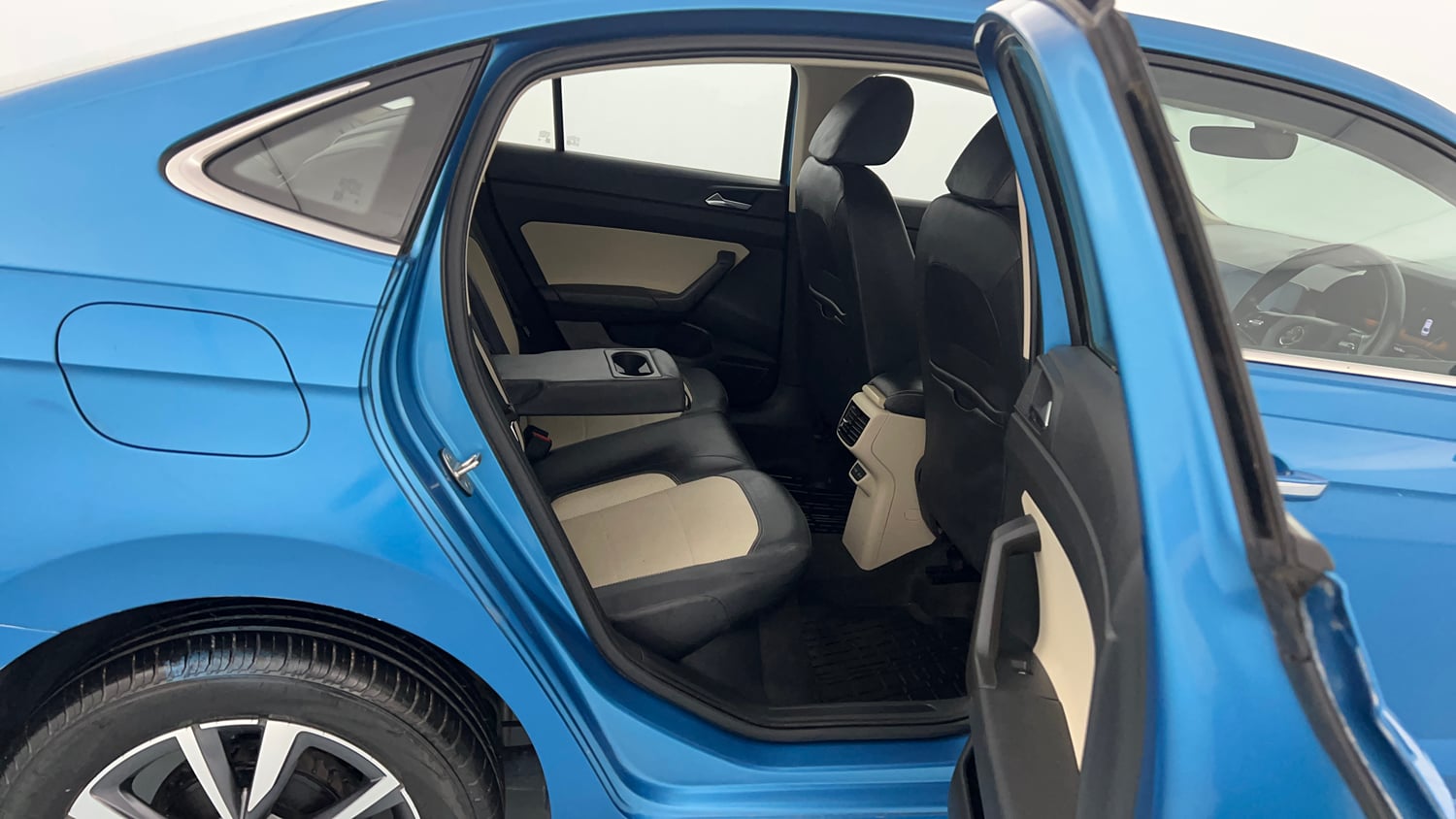 Used 2023 Skoda Slavia Style 1.0L TSI MT Petrol Manual interior RIGHT SIDE REAR DOOR CABIN VIEW
