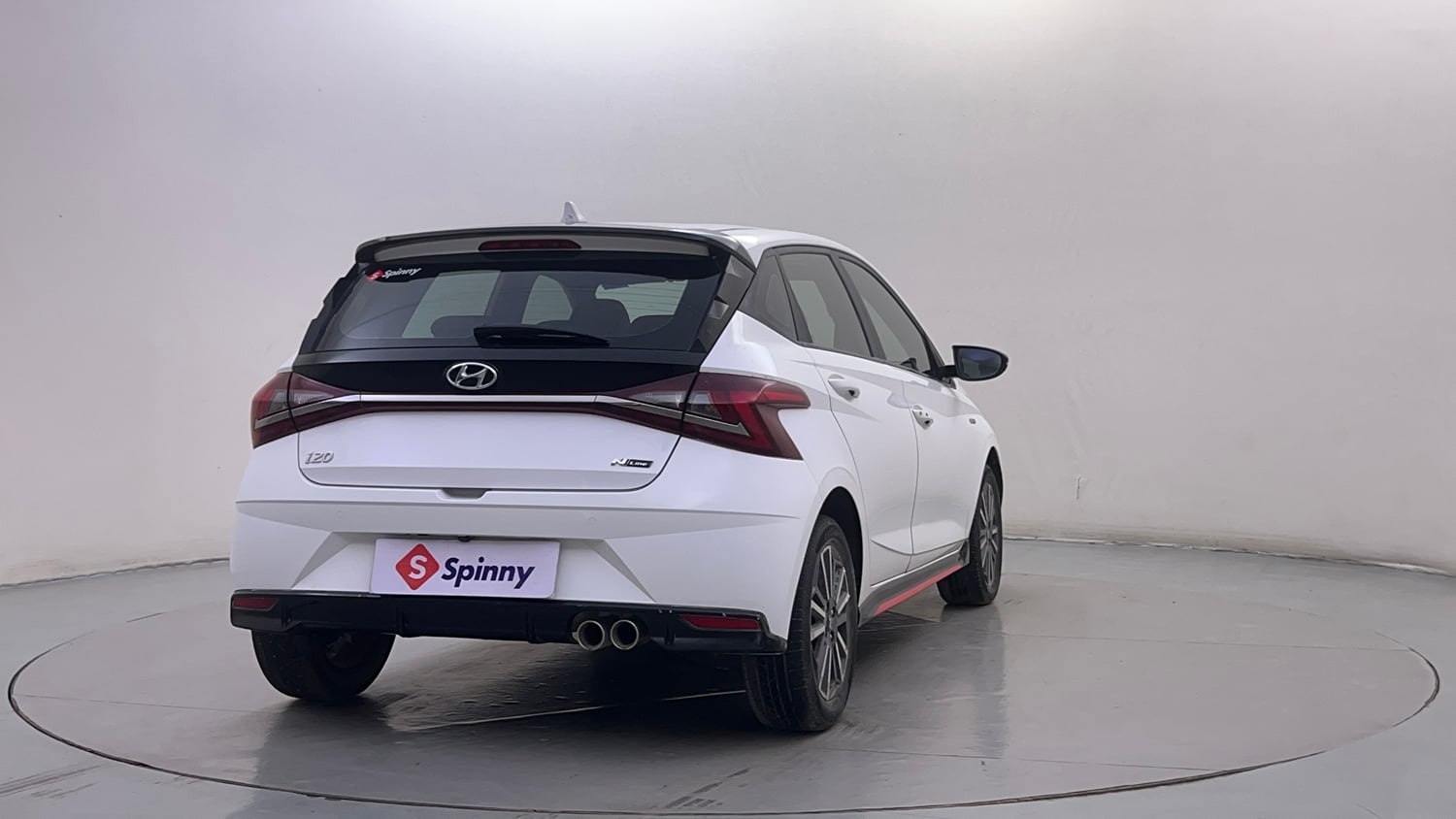 Used 2023 Hyundai i20 N Line N8 1.0 Turbo DCT Petrol Automatic exterior RIGHT REAR CORNER VIEW