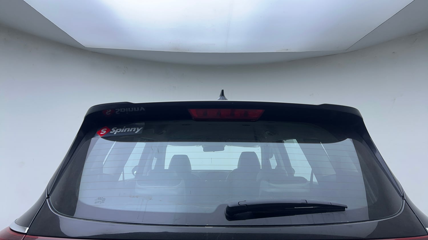 Used 2023 Kia Carens Prestige Plus 1.5 Diesel MT 7 STR Diesel Manual exterior BACK WINDSHIELD VIEW