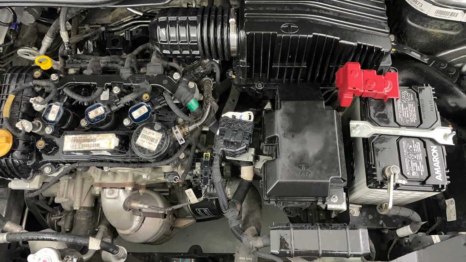 Used 2022 Tata Altroz XM Plus Petrol Petrol Manual engine ENGINE LEFT SIDE VIEW