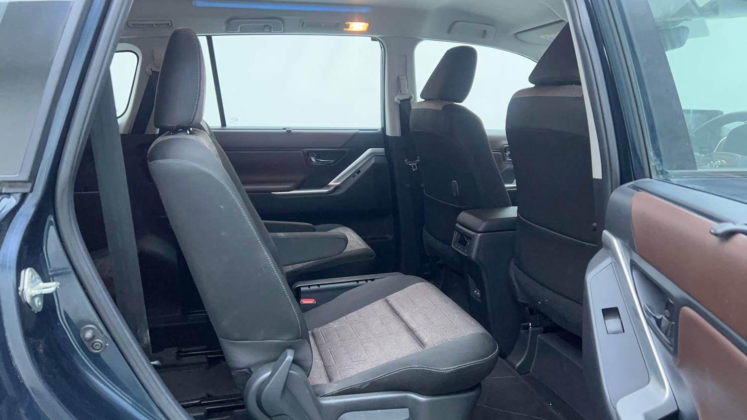 Used 2023 Toyota Innova Hycross VX Hybrid 7 STR Hybrid Automatic interior RIGHT SIDE REAR DOOR CABIN VIEW