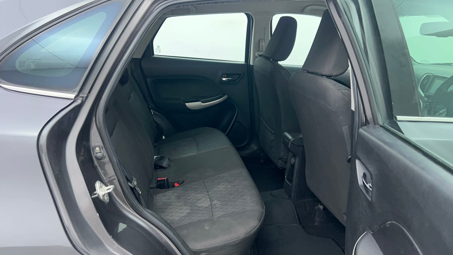 Used 2017 Maruti Suzuki Baleno Alpha 1.2 Petrol Manual interior RIGHT SIDE REAR DOOR CABIN VIEW