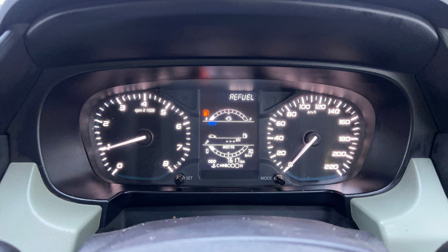Used 2022 Tata Punch Adventure MT Petrol Manual interior CLUSTERMETER VIEW